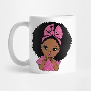 Cute afro little girl Mug